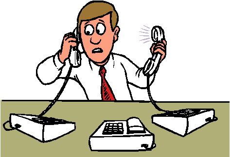 Phoning clip art