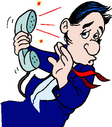 Phoning clip art