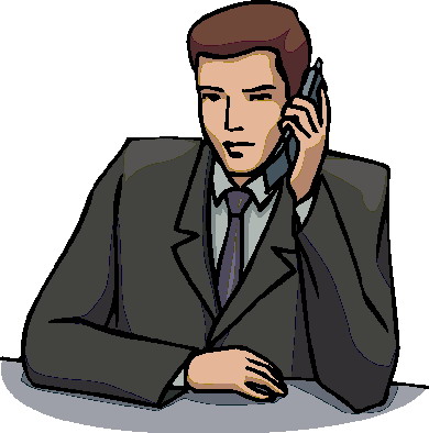 Clip Art - Clip art phoning 240395