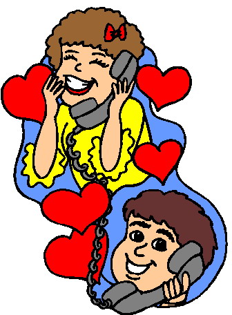 Phoning clip art