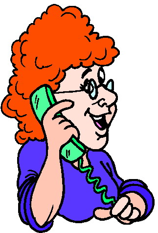 Phoning clip art