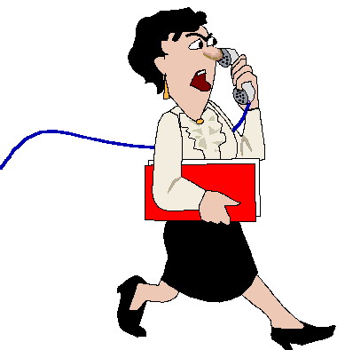 Phoning clip art