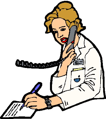 Phoning clip art