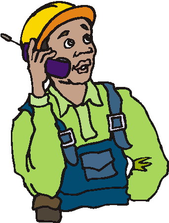 Phoning clip art