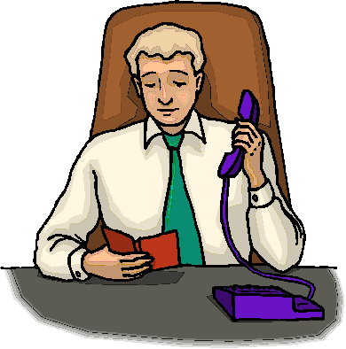 Phoning clip art