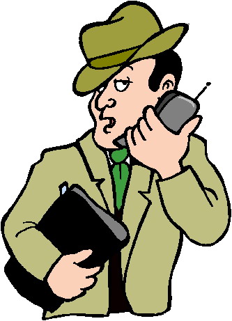 Phoning clip art