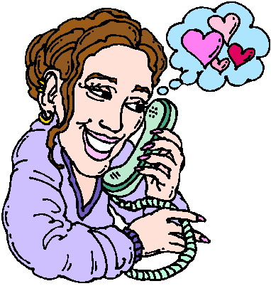 Phoning clip art