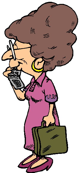 Phoning clip art