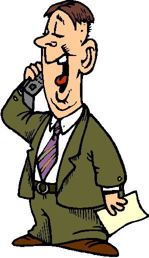 Phoning clip art