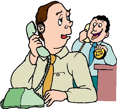 Phoning clip art