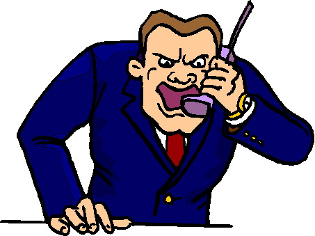 Phoning clip art