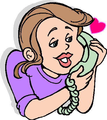 Phoning clip art