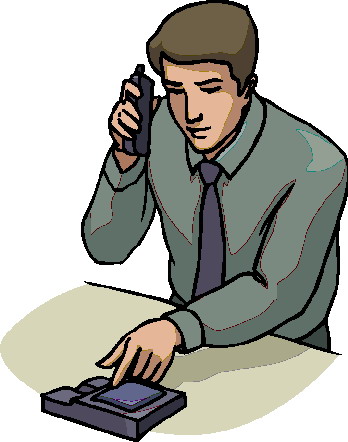 Clip Art - Clip art phoning 410379