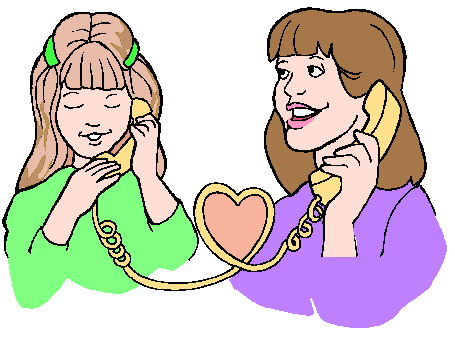 Phoning clip art