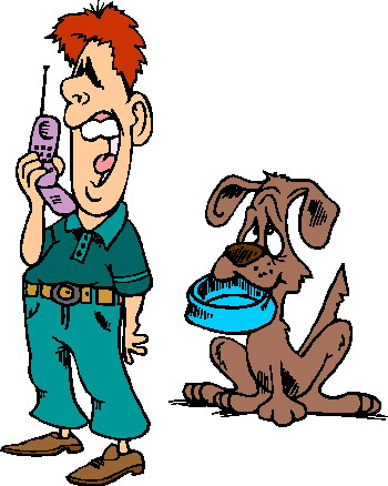 Phoning clip art