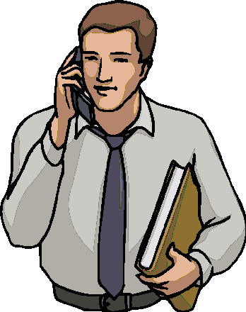 Phoning clip art