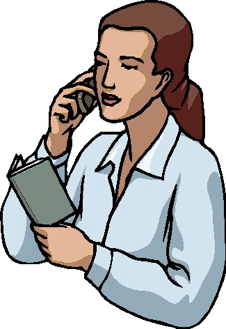 Phoning clip art