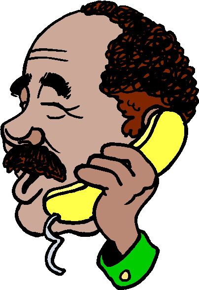 Phoning clip art