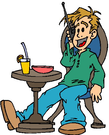 Phoning clip art