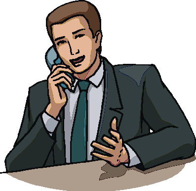 Phoning clip art