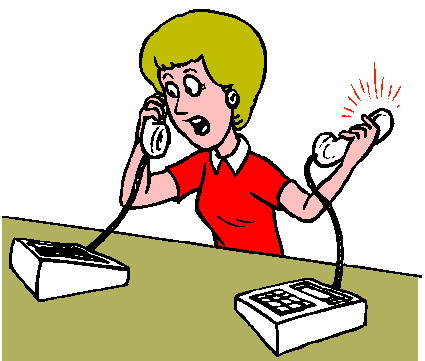 Phoning clip art