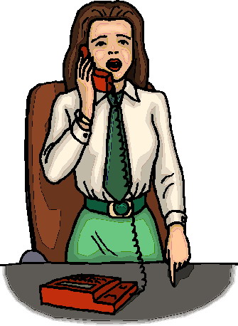 Phoning clip art