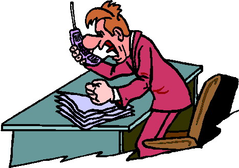 Phoning clip art