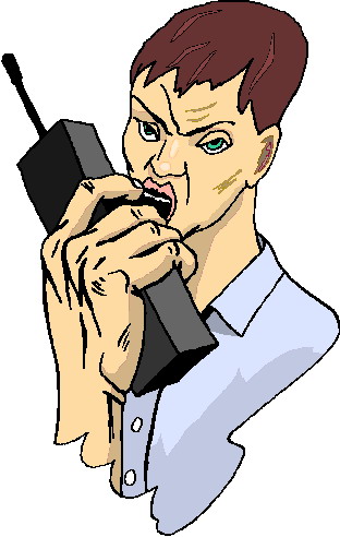 Phoning clip art