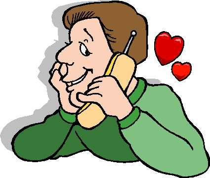 Phoning clip art