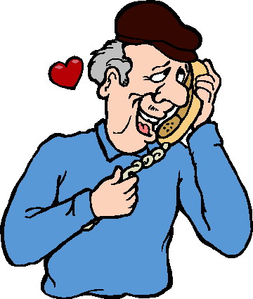 Phoning clip art