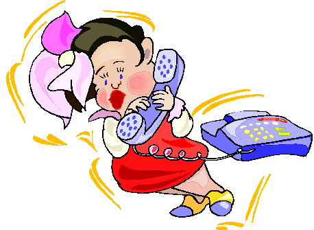 Phoning clip art