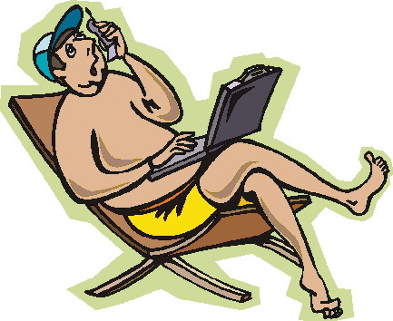 Phoning clip art