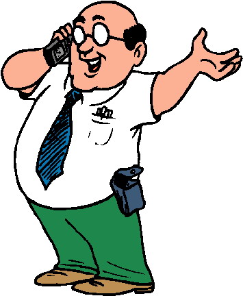 Phoning clip art