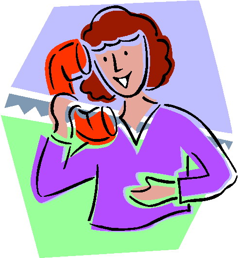 Phoning clip art