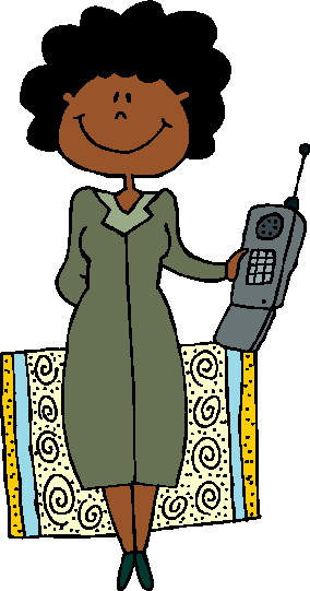 Phoning clip art