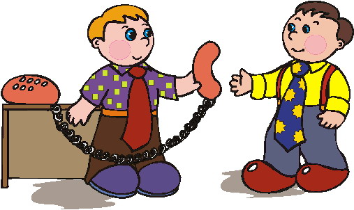 Phoning clip art