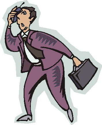 Phoning clip art