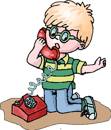 Phoning clip art