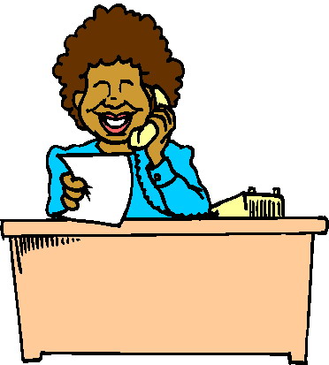 Phoning clip art