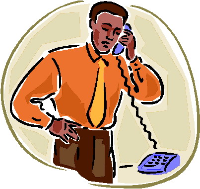 Phoning clip art