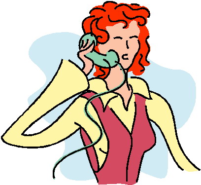 Phoning clip art