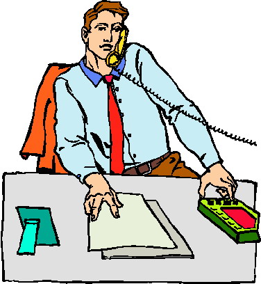 Phoning clip art