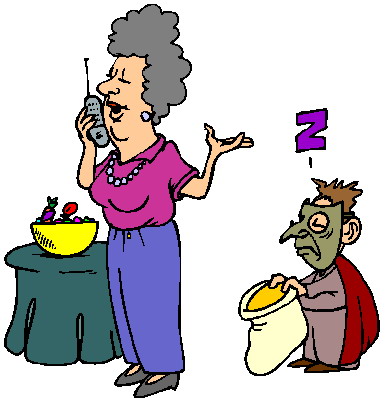 Phoning clip art