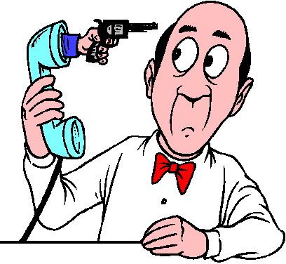 Phoning clip art