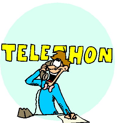 Phoning clip art