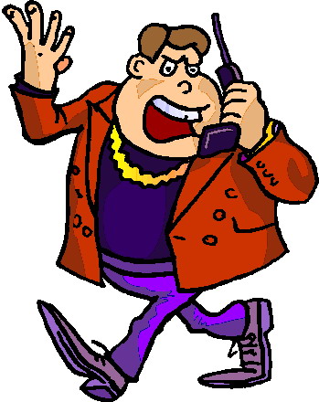 Phoning clip art