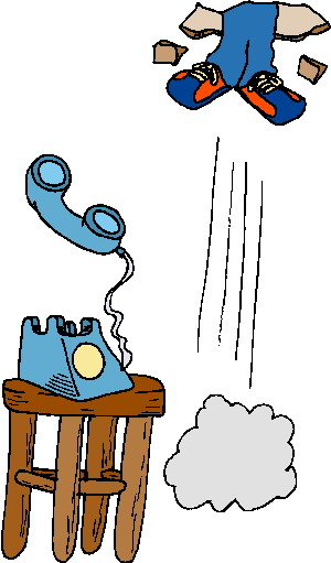 Phoning clip art