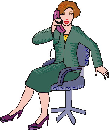 Phoning clip art