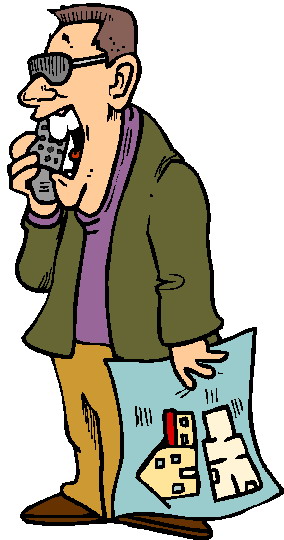 Phoning clip art