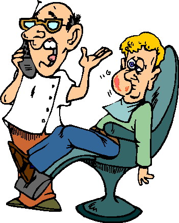 Phoning clip art